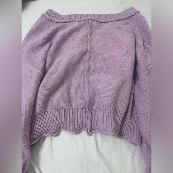 POL chunky purple sweater - Picture 3 of 3